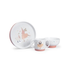CONJUNTO VAJILLA DE PORCELANA `PETITS LAPINS´ 2