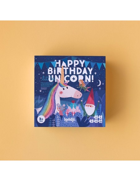 PUZZLE `HAPPY BIRTHDAY UNICORN´