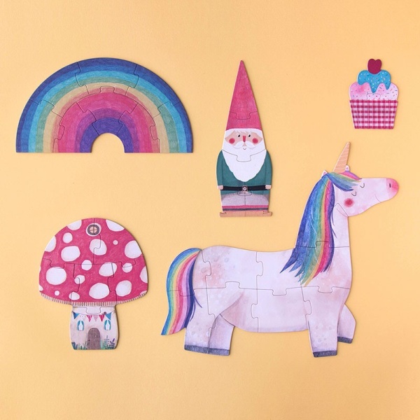 PUZZLE `HAPPY BIRTHDAY UNICORN´