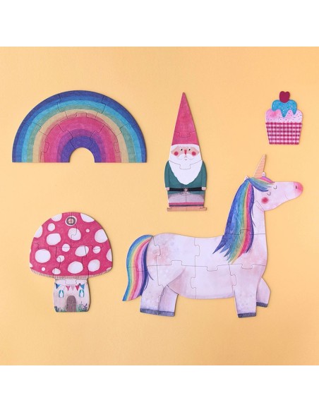 PUZZLE `HAPPY BIRTHDAY UNICORN´