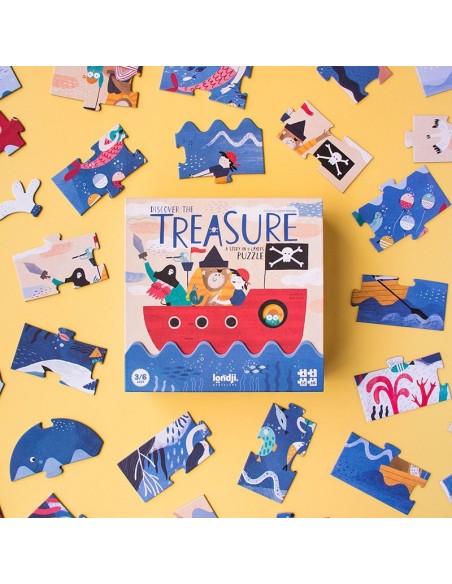 PUZZLE `DISCOVER THE TREASURE´
