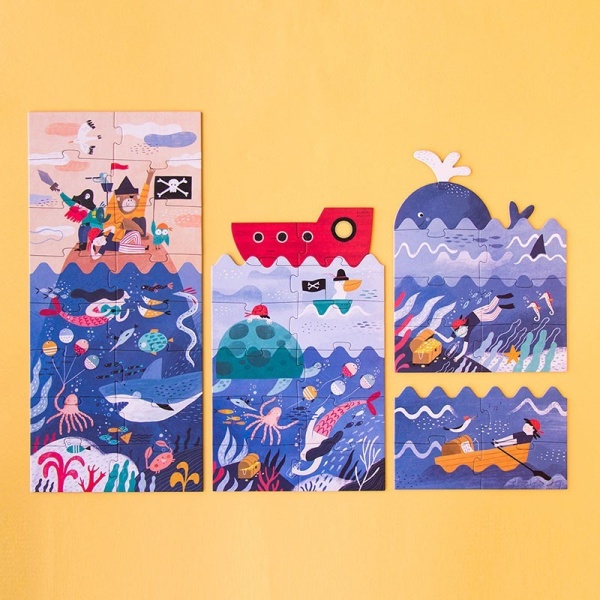 PUZZLE `DISCOVER THE TREASURE´