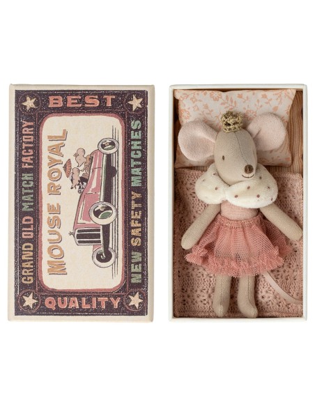 RATONCITA PRINCESA EN CAJA DE CERILLAS