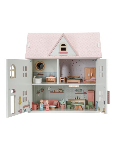 CASA MUÑECAS DE MADERA