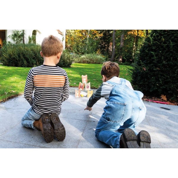 JUEGO DE BOLOS Y APILABLE DE ANIMALES SALVAJES