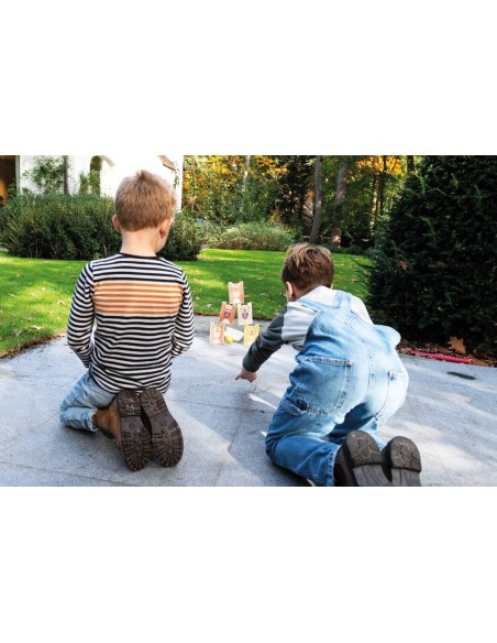 JUEGO DE BOLOS Y APILABLE DE ANIMALES SALVAJES