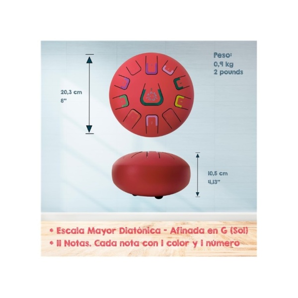 TAMBÚ 8"11 NOTAS - ORO