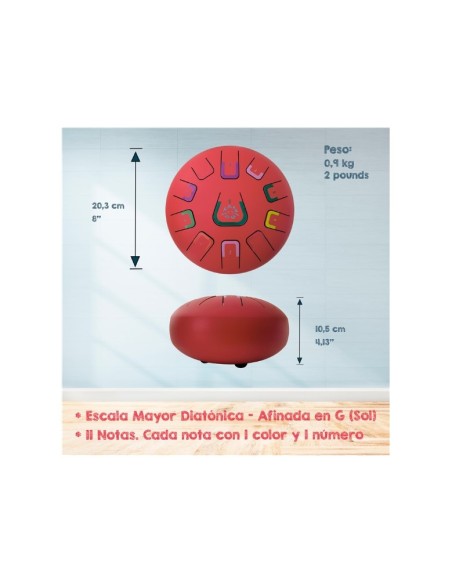 TAMBÚ 8"11 NOTAS - ORO