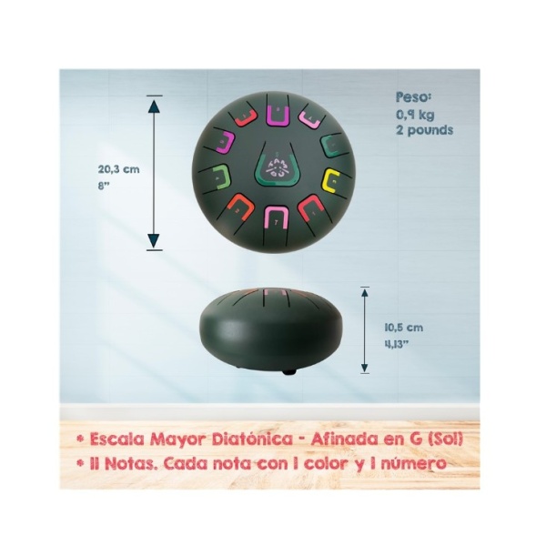 TAMBÚ 8"11 NOTAS - ORO