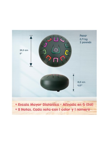 TAMBÚ 8"11 NOTAS - ORO