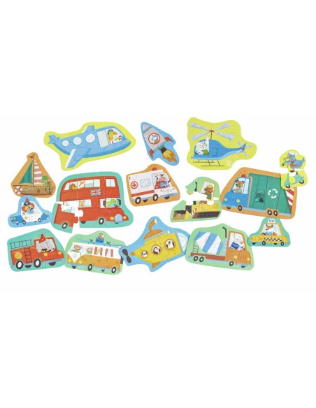 PUZZLE DE RUEDAS Y MARAVILLAS