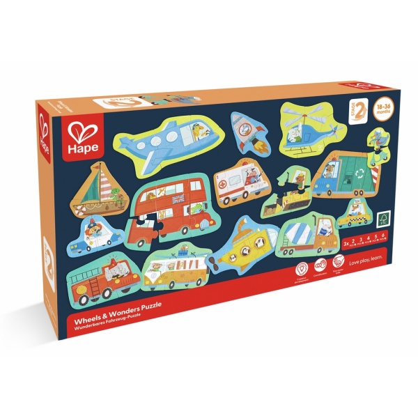 PUZZLE DE RUEDAS Y MARAVILLAS