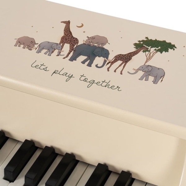 PIANO DE MADERA ANIMALES KONGES SLOJD