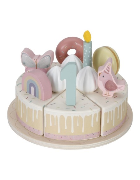 PASTEL DE CUMPLEAÑOS ROSA