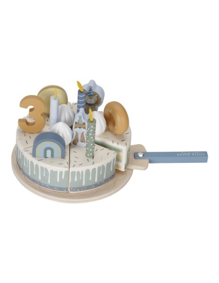 PASTEL DE CUMPLEAÑOS AZUL