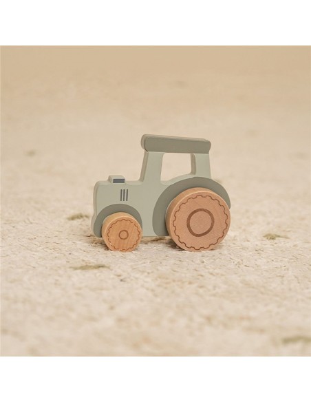 TRACTOR DE MADERA PEQUEÑO