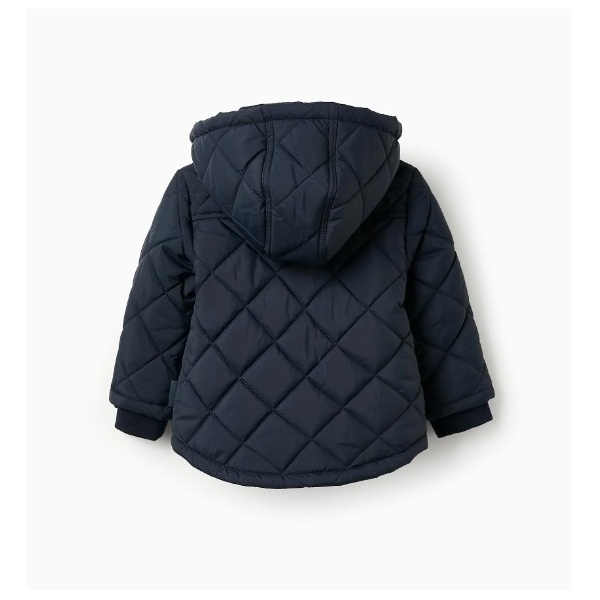 ABRIGO ACOLCHABLE CON CAPUCHA DESMONTABLE