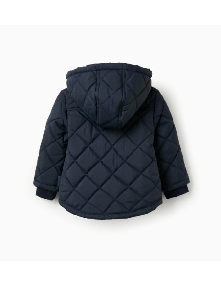 ABRIGO ACOLCHABLE CON CAPUCHA DESMONTABLE