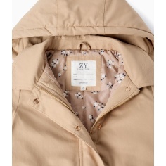 CHAQUETA ALCOCHADA CON CAPUCHA