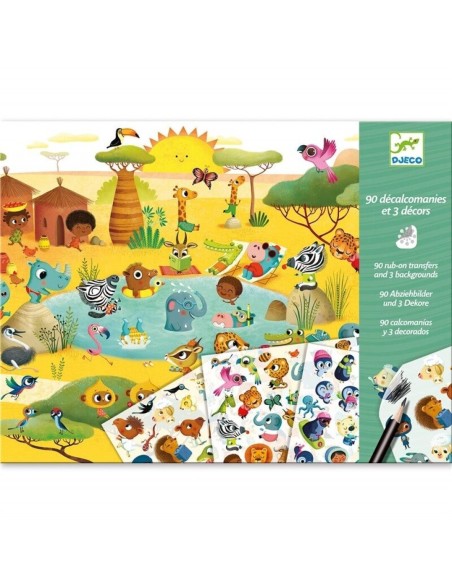 CALCOMANÍAS LA FIESTA YA ESTÁ AQUÍ