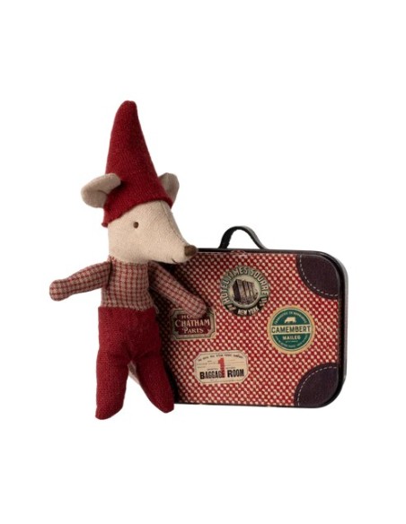 RATONCITO NAVIDEÑO BEBÉ EN MALETIN