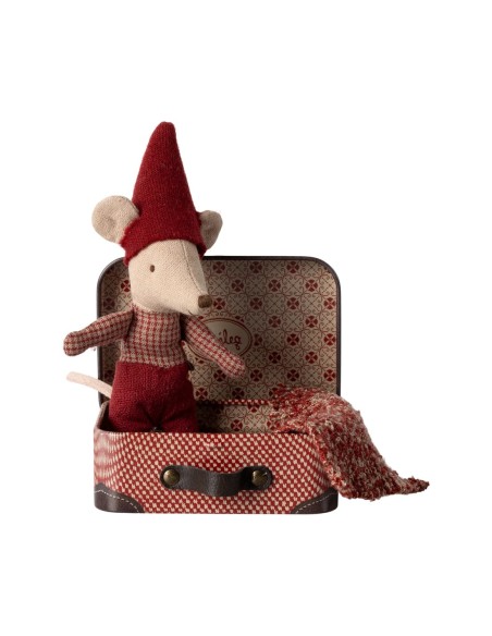 RATONCITO NAVIDEÑO BEBÉ EN MALETIN