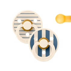 2 CHUPETES BIBS / 0 - 6 MESES