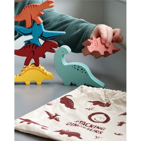 JUEGO APILABLE DE DINOSAURIOS