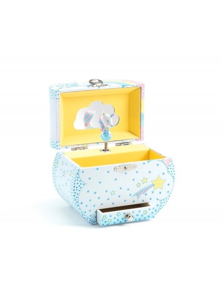 Caja de música Sueños de unicornio