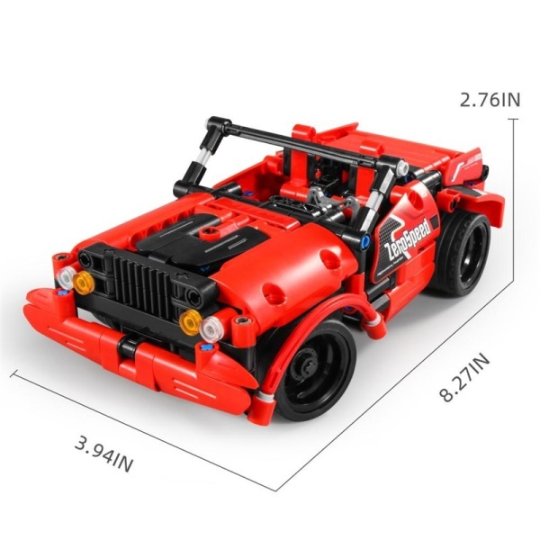 COCHE DE CARRERAS ROJO