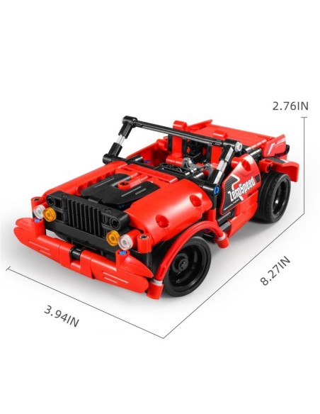 COCHE DE CARRERAS ROJO