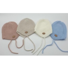 GORRO CANALÉ PUNTO GRUESO AZUL