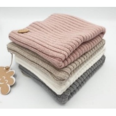 CUELLO DOBLE CANALÉ BEIGE ARENA