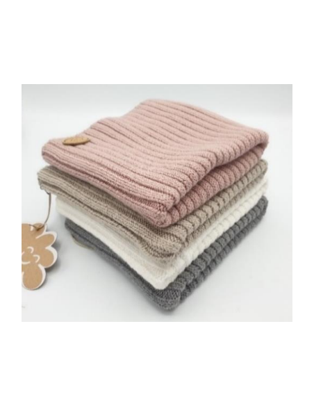 CUELLO DOBLE CANALÉ BEIGE ARENA