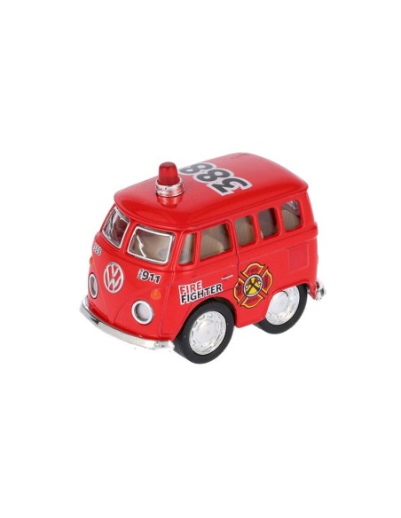 MINI FURGONETA DE BOMBEROS ROJO