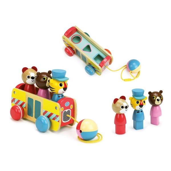 BUS DE ARRASTRE CON ANIMALES