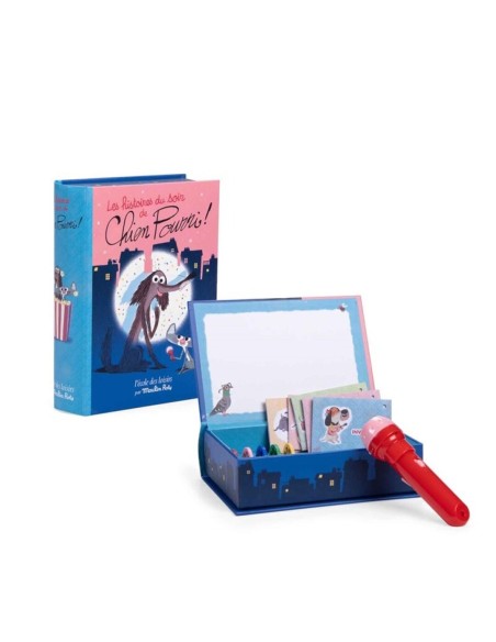 LIBRO LINTERNA PROYECTOR DE HISTORIAS PERRO APESTOSO