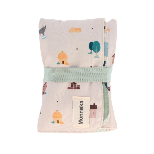 JUEGO MANTEL LOS TRES CERDITOS Y EL LOBO