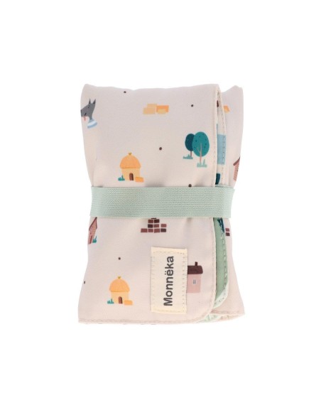 JUEGO MANTEL LOS TRES CERDITOS Y EL LOBO