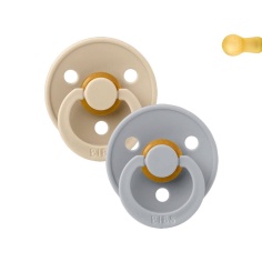 BIBS  SIZE 2 / GREEN AND VAINILLA