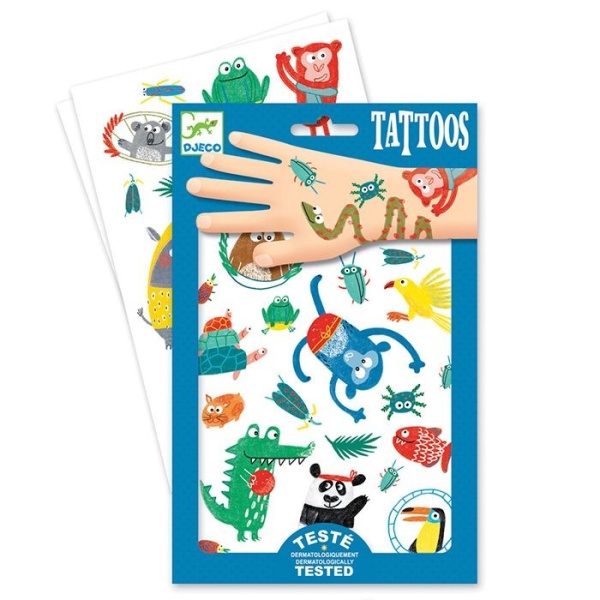 TATTOOS ANIMALES DJECO