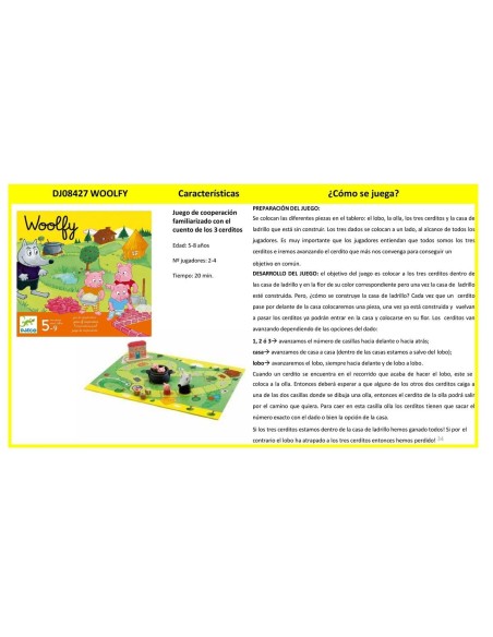 JUEGO DE MESA WOOLFY