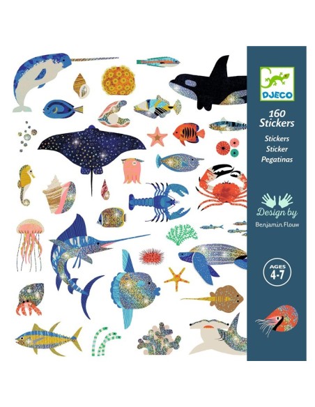 PEGATINAS METÁLICAS DEL OCEANO