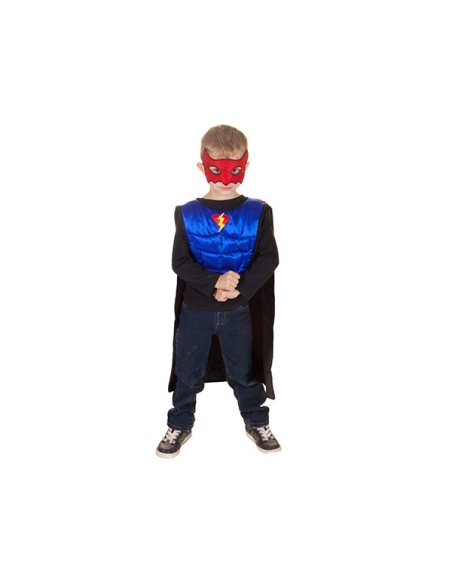 CAPA DISFRAZ REVERSIBLE DE SUPERHÉROE