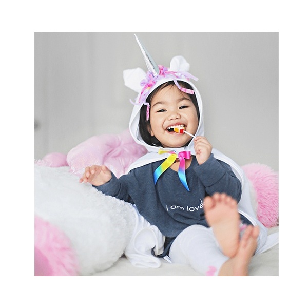 CAPA DISFRAZ DE UNICORNIO