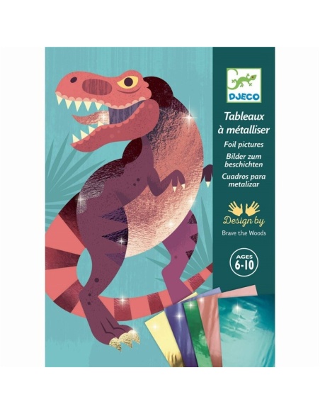 LAMINAS PAN DE ORO DINOSAURIOS