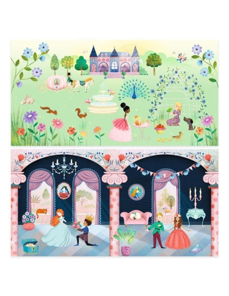 PEGATINAS REUTILIZABLES CUENTOS DE PRINCESAS