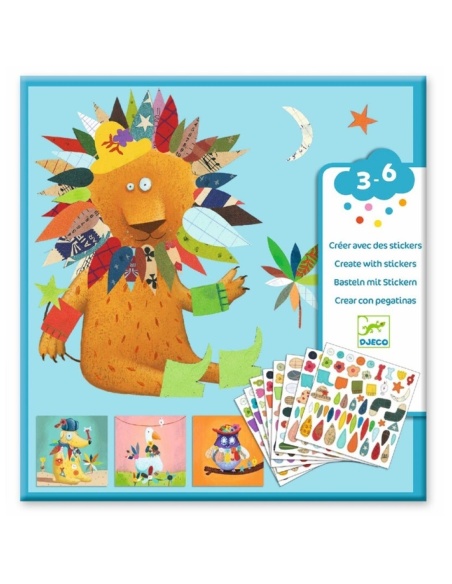 PEGATINAS CREA ANIMALES