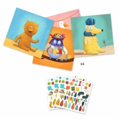 PEGATINAS CREA ANIMALES 2