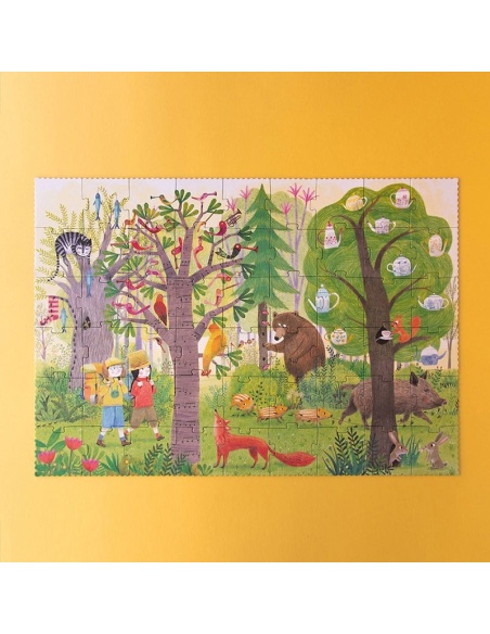 NIGHT AND DAY IN THE FOREST PUZZLE